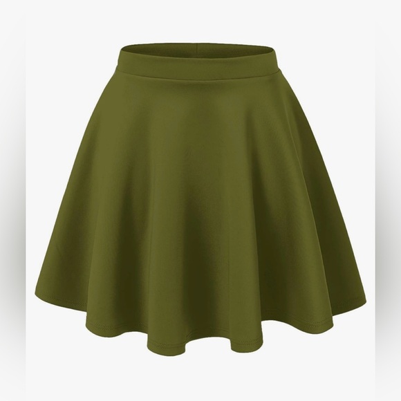 Amy's Closet Dresses & Skirts - Women's Basic Versatile Stretchy Flared Casual Mini Skater Skirt